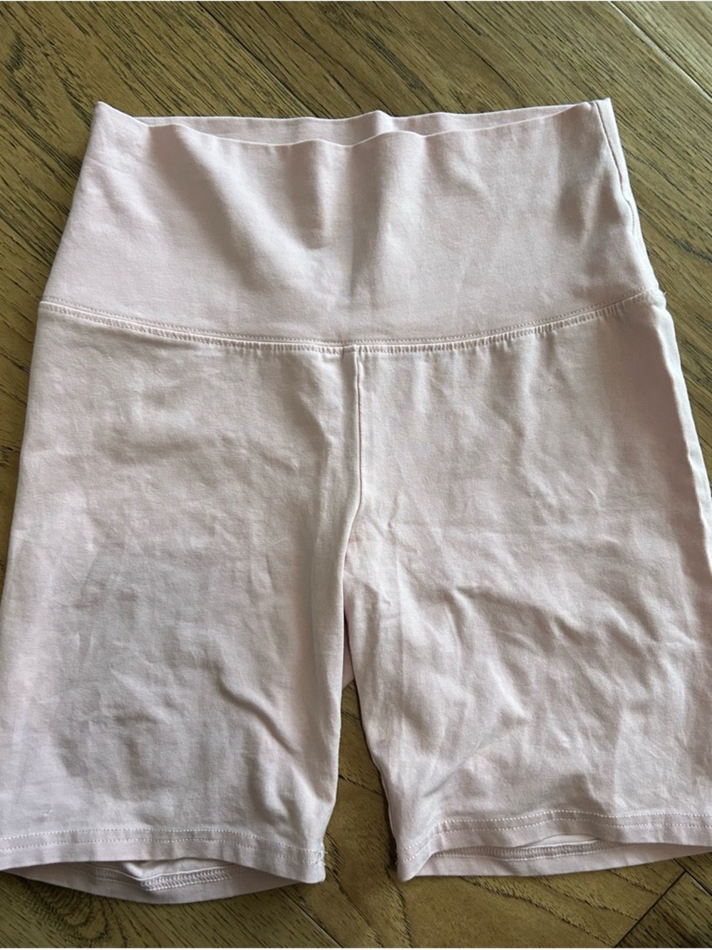 Tna light pink biker shorts